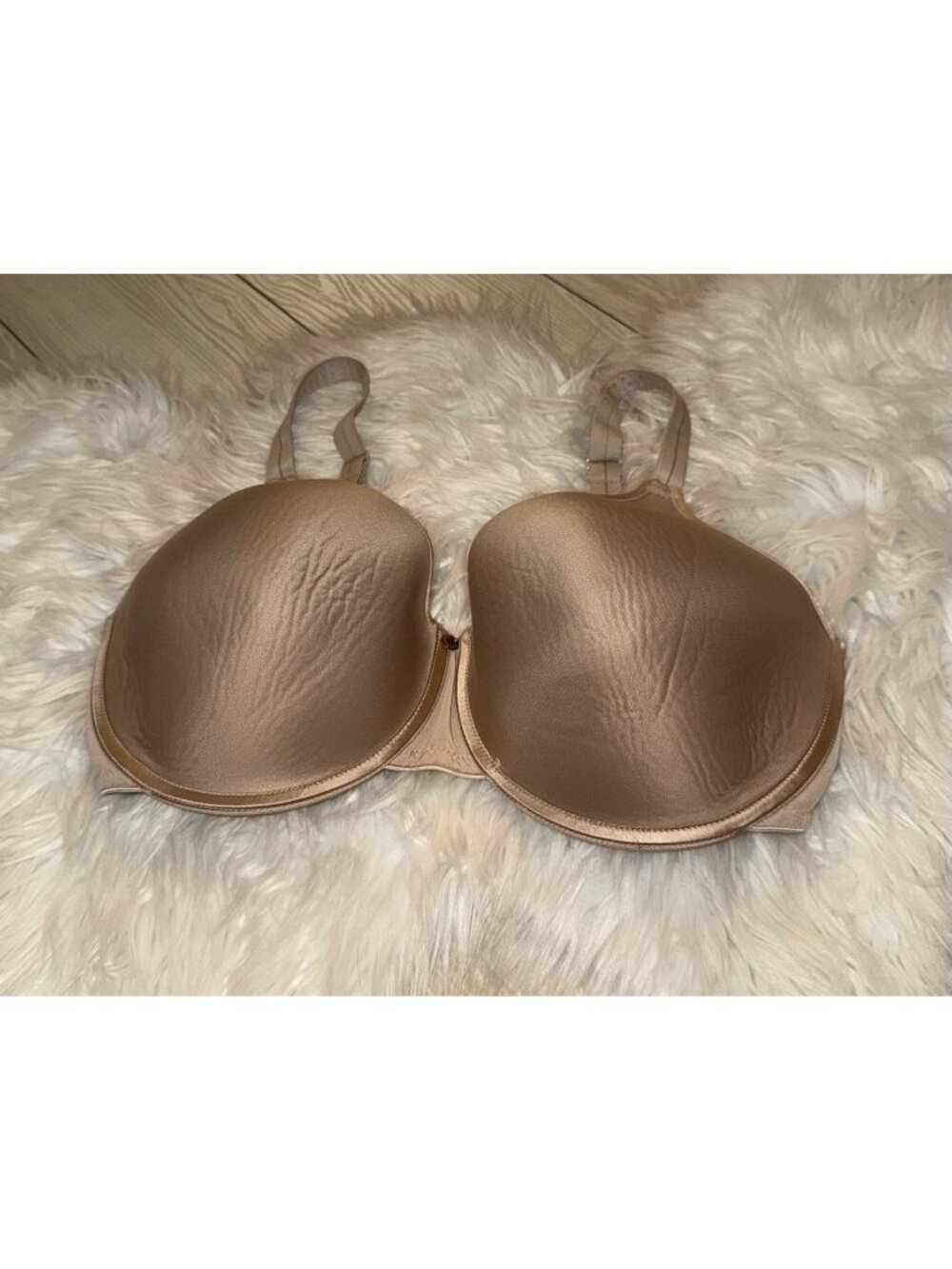 Chantelle 3816 C Essential Full Coverage T-Shirt Bra UW Womens 36DDDD Beige